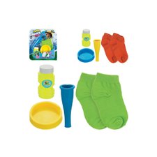 Lança Bolhas Com Par De Meias Infantil E 3 Acessórios Lança Bolhas Com Par De Meias Infantil E 3 Acessórios
