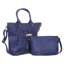 Kit 2 Bolsas Feminina Ombro + Transversal Alto Relevo Kit 2 Bolsas Feminina Ombro + Transversal Alto Relevo