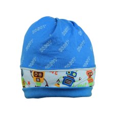 Touca Azul Infantil Estampada Touca Azul Infantil Estampada