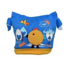 Touca Infantil Azul Estampada Alto Relevo Touca Infantil Azul Estampada Alto Relevo