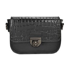 Bolsa Feminina De Verniz Trasnversal Animal Print Bolsa Feminina De Verniz Trasnversal Animal Print