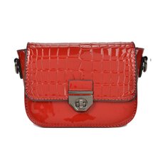 Bolsa Feminina De Verniz Trasnversal Animal Print Bolsa Feminina De Verniz Trasnversal Animal Print