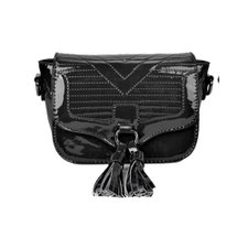 Bolsa Transversal De Verniz Feminina Alto Relevo E Tassel Bolsa Transversal De Verniz Feminina Alto Relevo E Tassel