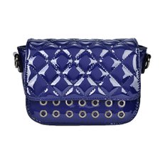 Bolsa Feminina De Verniz Transversal Alto Relevo Com Vazados Bolsa Feminina De Verniz Transversal Alto Relevo Com Vazados