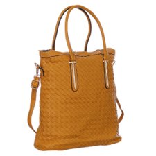 Bolsa Totem Feminina Detalhes Trançados Alça Dupla Bolsa Totem Feminina Detalhes Trançados Alça Dupla