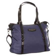 Bolsa Nylon Amassado Feminina De Ombro Detalhes Em Verniz Bolsa Nylon Amassado Feminina De Ombro Detalhes Em Verniz