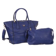 Kit 2 Bolsas Feminina Totem + Transversal Com Detalhes Vazados Kit 2 Bolsas Feminina Totem + Transversal Com Detalhes Vazados