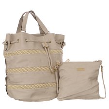 Bolsa Mochila 3 em 1 Feminina + Transversal Estampa Alto Relevo Bolsa Mochila 3 em 1 Feminina + Transversal Estampa Alto Relevo