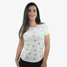 Blusa Camiseta Baby Look Feminina Estampa De Gatinho Blusa Camiseta Baby Look Feminina Estampa De Gatinho