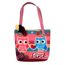 Bolsa Ombro De Coruja Infantil Colorida + 3 Chuquinhas De Cabelo Bolsa Ombro De Coruja Infantil Colorida + 3 Chuquinhas De Cabelo
