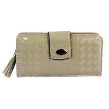 Carteira Luxo Feminina De Verniz Alto Relevo Com Tassel Carteira Luxo Feminina De Verniz Alto Relevo Com Tassel
