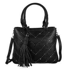 Bolsa De Ombro Alto Relevo Com Tachas E Spikes Bolsa De Ombro Alto Relevo Com Tachas E Spikes