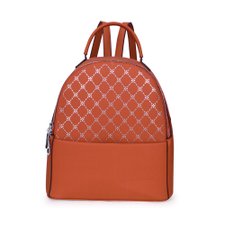 Mochila Luxo Alto Relevo Com Vazados Metálicos Mochila Luxo Alto Relevo Com Vazados Metálicos