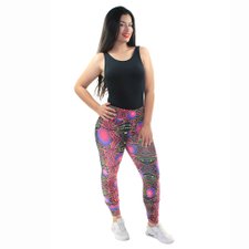 Calça Legging Feminina Estampa Étnica Calça Legging Feminina Estampa Étnica