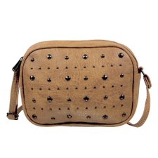 Bolsa Feminina Quadrada Transversal Com Tachas Bolsa Feminina Quadrada Transversal Com Tachas