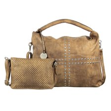 Kit 2 Bolsas Hobo Ombro + Transversal Detalhes Em Tachas Kit 2 Bolsas Hobo Ombro + Transversal Detalhes Em Tachas