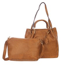 Kit 2 Bolsas Ombro + Transversal Feminina Kit 2 Bolsas Ombro + Transversal Feminina