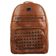 Mochila Luxo Feminina Cravejada Com Spikes Alça Dupla Mochila Luxo Feminina Cravejada Com Spikes Alça Dupla