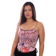 Body Tamanho Único Regata Estampa Com Bojo Body Tamanho Único Regata Estampa Com Bojo