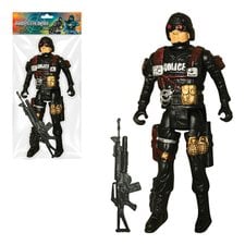 Boneco Policial Com Acessório De Brinquedo Infantil Boneco Policial Com Acessório De Brinquedo Infantil
