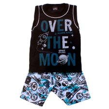 Conjunto Infantil Regata + Short Estampado Masculino Conjunto Infantil Regata + Short Estampado Masculino