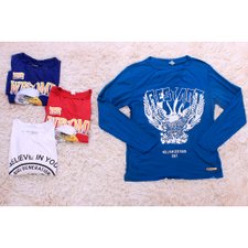 Kit Com 4 Blusas Feminina Estampadas Com Manga Longa Kit Com 4 Blusas Feminina Estampadas Com Manga Longa