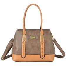 Bolsa De Ombro Feminina Com Detalhes Metálicos E Vazados Bolsa De Ombro Feminina Com Detalhes Metálicos E Vazados
