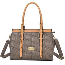 Bolsa De Ombro Feminina Detalhes Em Matelassê E Vazados Bolsa De Ombro Feminina Detalhes Em Matelassê E Vazados