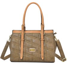 Bolsa De Ombro Feminina Detalhes Em Matelassê E Vazados Bolsa De Ombro Feminina Detalhes Em Matelassê E Vazados