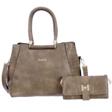 Kit Feminino Luxo Bolsa De Ombro + Carteira Tressê Kit Feminino Luxo Bolsa De Ombro + Carteira Tressê