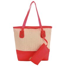 Kit Bolsa De Ombro Silicone Feminina Em Tressê + Bolsa De Mão Kit Bolsa De Ombro Silicone Feminina Em Tressê + Bolsa De Mão
