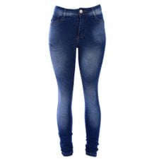 Calça Jeans Feminina Skinny Manchada Calça Jeans Feminina Skinny Manchada