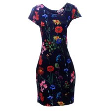 Vestido Tubinho Social Suplex Floral Feminino Vestido Tubinho Social Suplex Floral Feminino