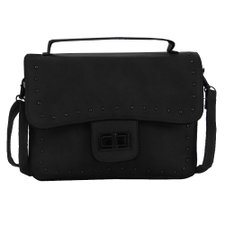 Bolsa Transversal Alto Relevo Com Tachas Metálicas Bolsa Transversal Alto Relevo Com Tachas Metálicas