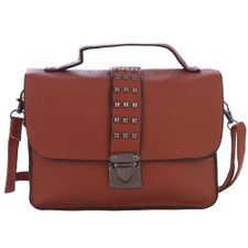 Bolsa Baú Transversal Com Spikes Bolsa Baú Transversal Com Spikes