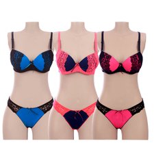 Kit Conjuntos Sortidos De Lingerie Rendado Meia Ta A Compre Agora