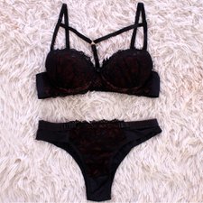 Conjunto De Lingerie Rendado Bojo Compre Agora Feira Da