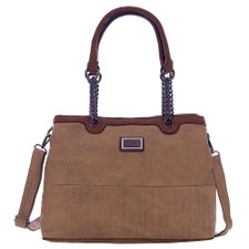 Bolsa Satchel Em Alto Relevo Matelassê Com Alça De Corrente Feminina Bolsa Satchel Em Alto Relevo Matelassê Com Alça De Corrente Feminina