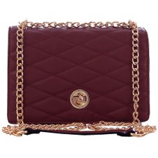 Bolsa Luxo Baú Em Matelassê Com Alça De Corrente Versátil Bolsa Luxo Baú Em Matelassê Com Alça De Corrente Versátil