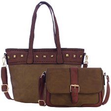 Kit Feminino Com Bolsa De Ombro + Transversal Alto Relevo Kit Feminino Com Bolsa De Ombro + Transversal Alto Relevo