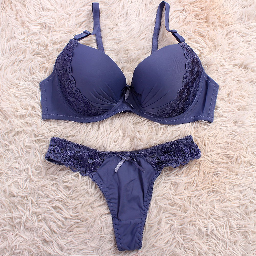 Conjunto De Lingerie Meia Ta A Rendado Bojo Compre Agora Feira