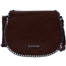 Bolsa Feminina Transversal Verniz Em Matelassê E Tressê Em Correntes Bolsa Feminina Transversal Verniz Em Matelassê E Tressê Em Correntes