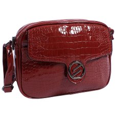 Bolsa Baguete Feminina De Verniz Com Estampa Animal Print Bolsa Baguete Feminina De Verniz Com Estampa Animal Print