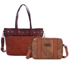 Kit Feminino Bolsa Ombro Em Alto Relevo + Bolsa Transversal Estonada Kit Feminino Bolsa Ombro Em Alto Relevo + Bolsa Transversal Estonada