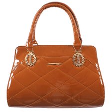 Bolsa Feminina Baú Verniz Matelassê Com Detalhes Metálicos E Strass Bolsa Feminina Baú Verniz Matelassê Com Detalhes Metálicos E Strass