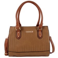 Bolsa Tote Luxo Feminina Em Alto Relevo Tressê Bolsa Tote Luxo Feminina Em Alto Relevo Tressê