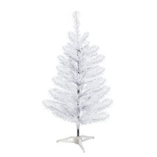Duffire Árvore de Natal branca de 50 cm, árvore de Natal, árvore