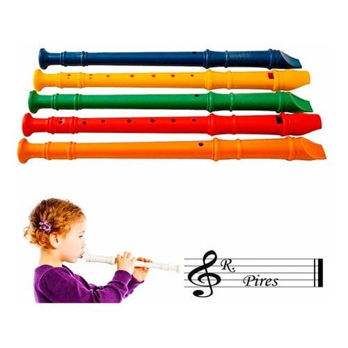 Flauta Magica Branca Meu Ritmo Plástica Wellmix No Atacado