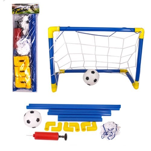Kit Futebol Infantil Trave Gol Bola Bomba Brinquedo