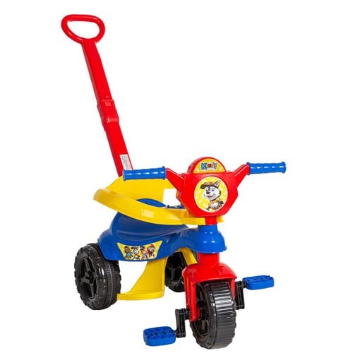 Moto Triciclo Andador Brinquedo Infantil Baby C/ Haste